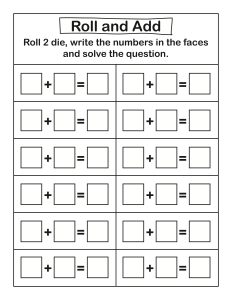 Roll and Add